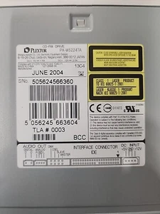 PLEXTOR PX-W5224TA PLEXWRITER CD-RW DRIVE, 52/24/52A - Picture 1 of 5