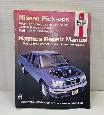 Pre Owned Haynes Repair Manual 72031 Nissan Pick Ups Frontier Xterra Pathfinder - Image 1 of 4