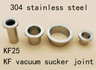 1pcs KF25 SUS304 Steel Vacuum Chuck Pipe Flange Fitting Welded Joint Sleeve