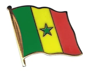 Senegal Flaggen Pin Fahnen Pins Fahnenpin Flaggenpin Anstecker - Picture 1 of 1