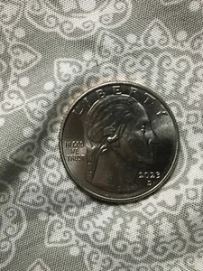ERROR - 2023 D - Jovita Idar Women's Quarter  Reads “In Cod We Trust” Cross Mark - Picture 1 of 2