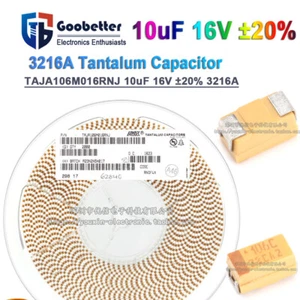 TAJA106M016RNJ 10uF 16V ±20% 3216A Tantalkondensator, Original - Picture 1 of 5