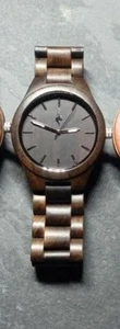Mens watch Exotic hardwood watch (walnut ) NEW & BOXED - Picture 1 of 4