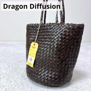 Dragon Diffusion Handtasche geflochtenes Intrecciato Leder - Kordelzug Beuteltasche Tasche Kostenloser Versand - Bild 1 von 10