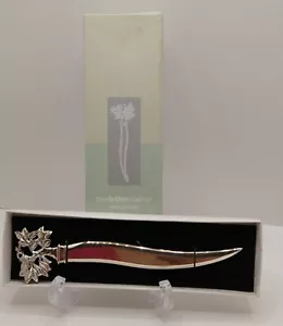 Vintage Starbucks Swing Tree Brieföffner Sterlingsilber Finish Neu in Box - Bild 1 von 9