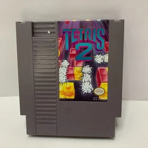 Tetris 2 Nintendo NES Cleaned & Tested--Cartridge Only-- - Picture 1 of 3