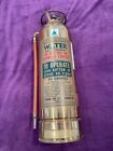 Vintage Badger Fire Extinguisher Copper Brass 2.5 Gallon Underwriters Labs