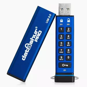 iStorage datAshur PRO 16 Go - Clé USB cryptée - Certifié FIPS 140-2 niveau 3 ... - Photo 1/7