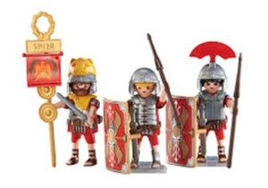 Playmobil Romain Lot de 3 Romains #6490 2016 comme neuf dans son sac - Photo 1/1