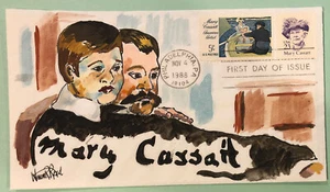 Wild Horse HP Mary Cassatt FDC #7/30 1988 First Day of Issue Sc 1322, 2181 - Picture 1 of 5