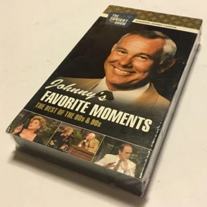 NEW SEALED Johnny's Favorite Moments - Best of the 80s & 90s VHS Johnny Carson - Foto 1 di 3