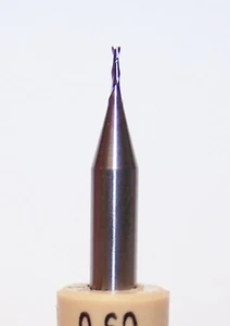 0.60mm (.0236") 2 FLUTE MICRO CARBIDE ENDMILLS Kyocera 1600.0236.079 - Picture 1 of 2