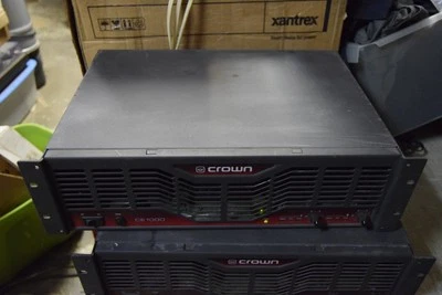 Amplificador de Potencia Estéreo Crown CE1000 2 Canales - **PROBADO** **FUNCIONANDO** Foto 1 de 4
