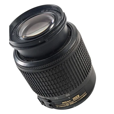 Nikon DX AF-S Nikkor 55-200mm f/4.0-5.6G ED Zoom Lens - AS-IS - image 1 of 4