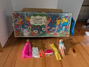 Vintage Dawn Dolls With Case - Picture 1 of 9