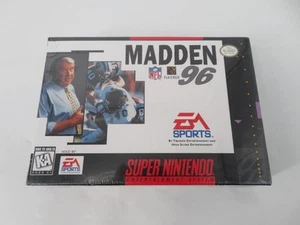 BRAND NEW - OEM Madden 96 NFL (Super Nintendo, 1995) SNES - FACTORY SEALED - Picture 1 of 12