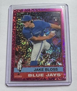 Jake Bloss Rookie 2025 Topps Heritage #147 Chrome Pink Sparkle RC - Bild 1 von 6