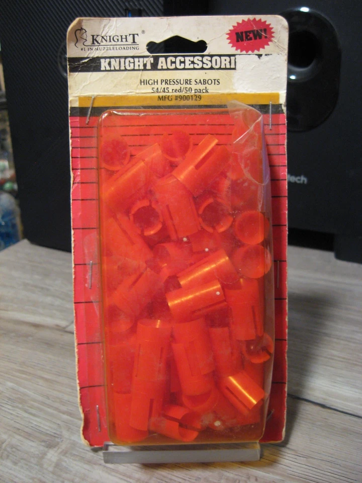 Knight 50 Sabots de Alta Presión 54/45 Rojo M900129 Talla .451 a .452 Foto 1 de 4