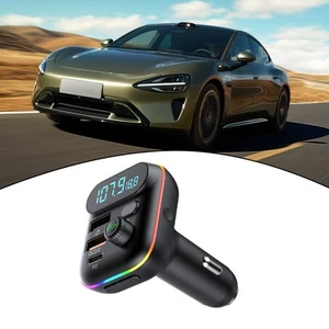 FM Transmitter für Auto MP3 Player mit USB Schnellladung und LED Display - Bild 1 von 12