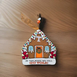 University Of Tennessee In This House We Yell Go Vols 5" Christmas Ornament New - Picture 1 of 1
