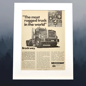 1971 Brockway Trucks Ad 10 x 13 - Bild 1 von 2