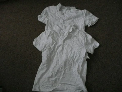 2 GEORGE White Regular Fit SHORT Sleeve School Polo Shirts 8-9 YEARS UNISEX BOYS - Image 1 of 2