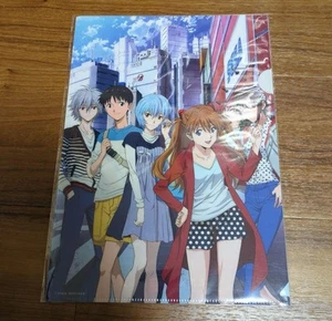Evangelion Plastic Clear File RARE manga anime - Picture 1 of 2