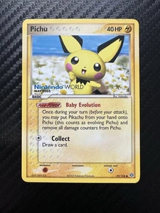 Pichu Nintendo World 59/106 ex Emerald 2005 LP Pokemon - Picture 1 of 12