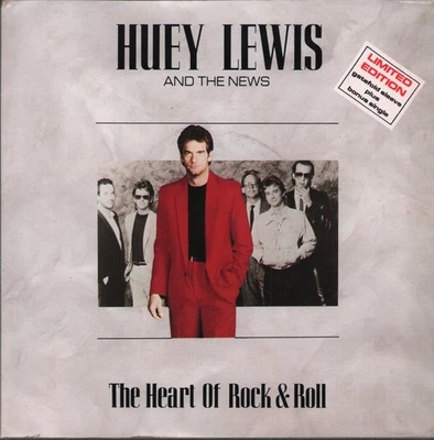 Huey Lewis and the News Heart of Rock and Roll double 7" vinyl UK Chrysalis 1986 - Image 1 of 3