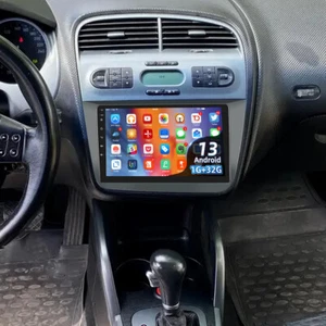 Für Seat Altea 2004-2015 9'' 2 DIN Android 13 Autoradio GPS Navi WiFi USB FM RDS - Bild 1 von 16