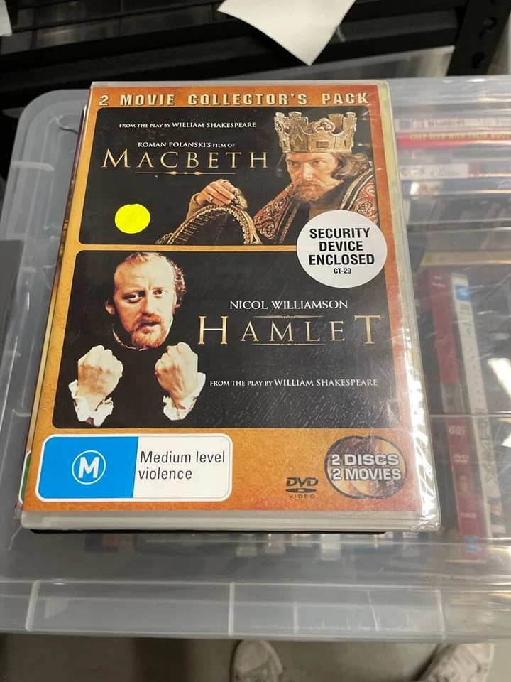 Macbeth / Hamlet (DVD) Australia Region 4 - NEW SEALED RARE oop t497 - Image 1 of 1