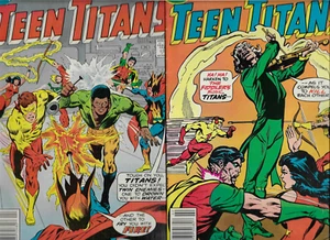 TEEN TITANS (1977) 46 & 47 LOT Joker's Daughter "Duela Dent" JOINS TEAM KEY - Picture 1 of 5