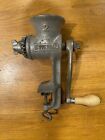 Vintage Meat Grinder Universal No. 2 Hand Crank, Table Mount Made In USA