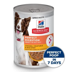 Hill’s Science Diet Perfect Digestion Adult Dog Food Chicken 12.5oz 12pk - Picture 1 of 4
