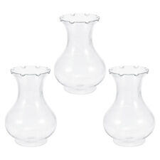 Clear Bulb Vases, 3 Pack Bulb Vase Small Vases Decorative Bud Flower Vase