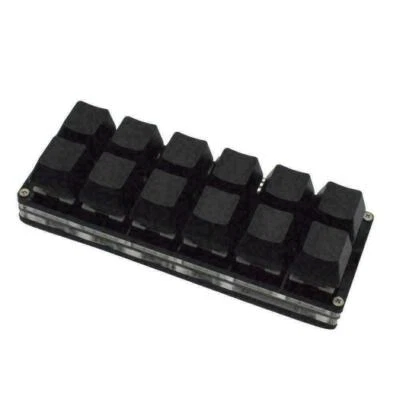 12 Key Gaming Keyboard Program Macro Keypad Black э Q6G4 K7M5 V9O3 O2U3 L3Q B3N9 - Image 1 of 4