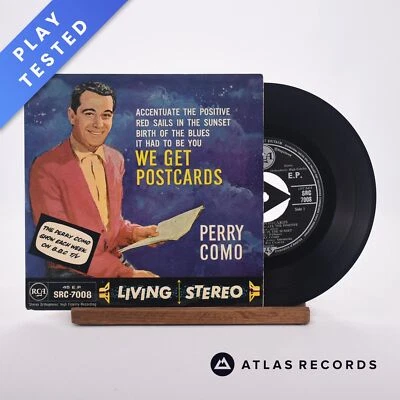Perry Como - We Get Postcards - 7" EP Vinyl Record - EX/VG+ - Image 1 of 4