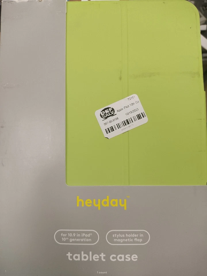 heyday Apple ipad 10.9" Tablet and Pencil Case Pastel Lime - Image 1 of 4