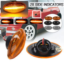 Sequential Front LED Side Marker Lights Amber For 02-08 Mini Cooper R50 R52 R53