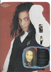 ⭕VTG Tarjeta Bolsillo Calendario 1998 TERENCE TRENT D'ARBY Portugal Grupo Música Cantante - Imagen 1 de 2