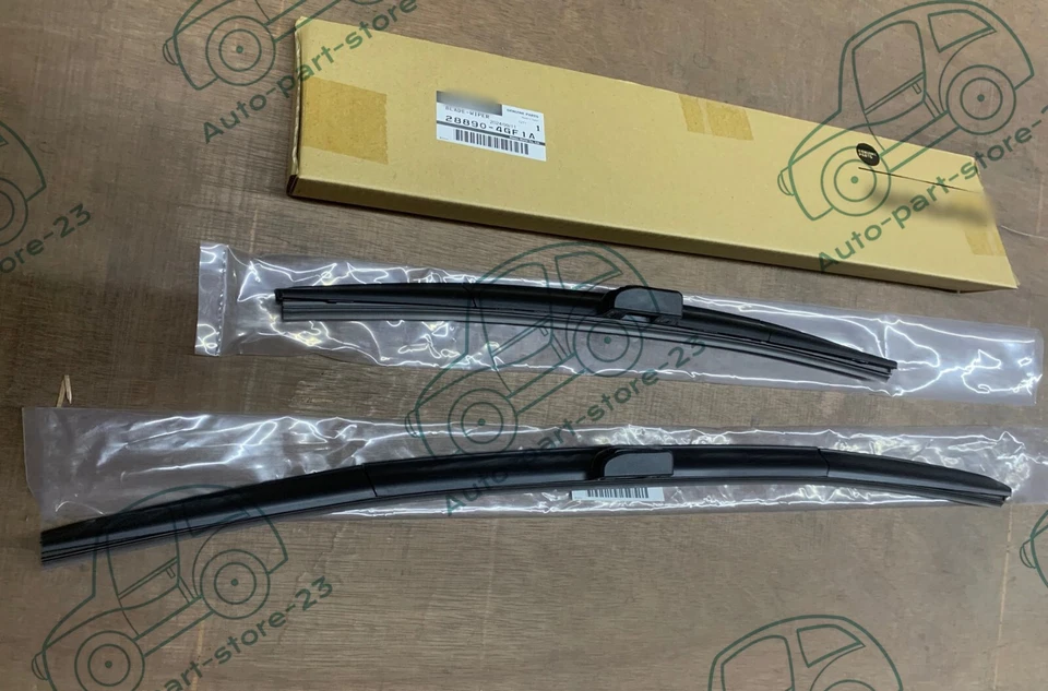 NOVO PAR DE LÂMINAS DE LIMPADOR DE PARA-BRISA DIANTEIRO GENUÍNO PARA 2013-2020 INFINITI FX37 QX70 - Imagem 1 de 4