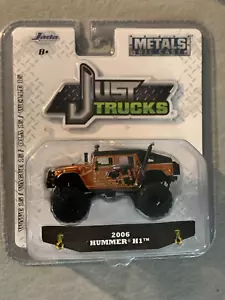 2006 Hummer H1 ORANGE NEW JADA JUST TRUCKS 141 1:64 - Picture 1 of 2