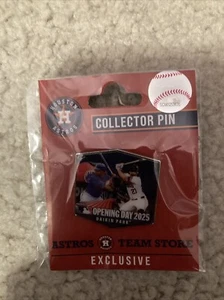 Houston Astros VS New York Mets 2025 Opening Day Pin Jose Altuve & Juan Soto - Picture 1 of 4