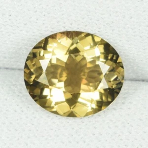 1,85 ct GLÄNZENDER BRÄUNLICH GELBER NATÜRLICHER TURMALIN OVALER EDELSTEIN siehe Vdo RD - Bild 1 von 3
