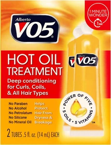 Alberto VO5 Moisturizing Hot Oil Treatment - Hot Oil Hair Treatment - Rehydrates - Picture 1 of 5
