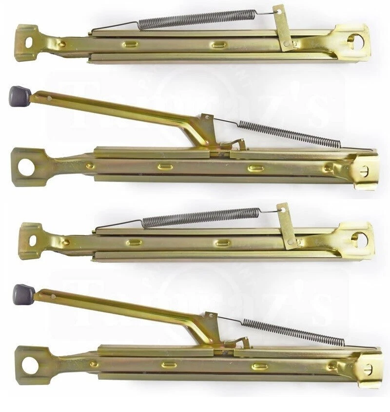 1970-74 Camaro Firebird Bucket Seat Track Slider Set Adjuster Assembly Tracks  - Image 1 of 1