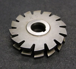 Halbrund-Formfräser konkav Radiusfräser Radius 5mm - 87x22x22mm 14 Spannuten - Picture 1 of 8