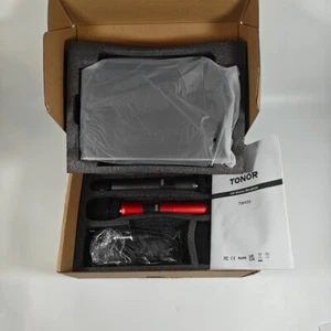 Tonor TW450 UHF Wireless Microphone  GREY+RED, 2x15 adjustbale UHF Channels - Picture 1 of 8