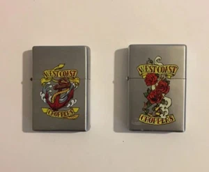 Set of 2 - 2007 Limited Edition West Coast Choppers Lighters -- Unstruck - Picture 1 of 2