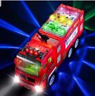 Jouet pour enfants camion de pompiers électrique Zetz - avec lumières 4D clignotantes lumineuses et vraie sirène 